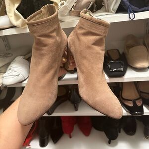 Suede Italian boots size 38 or 7